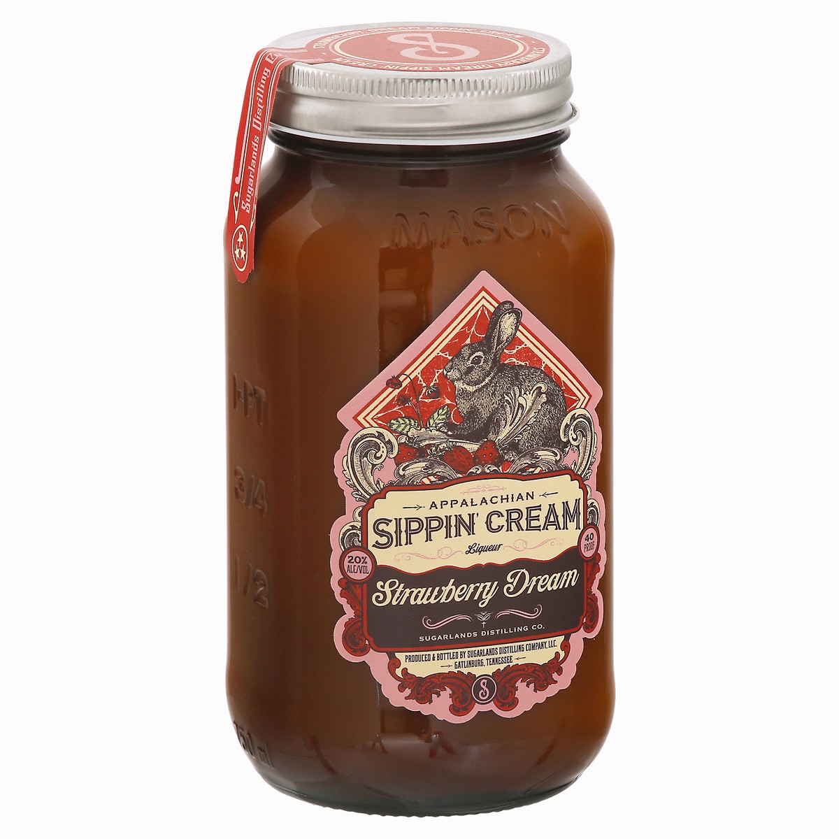 slide 9 of 12, Sugarlands Distilling Company Appalachian Sippin’ Creams Strawberry Dream Liquer 750 ml, 750 ml