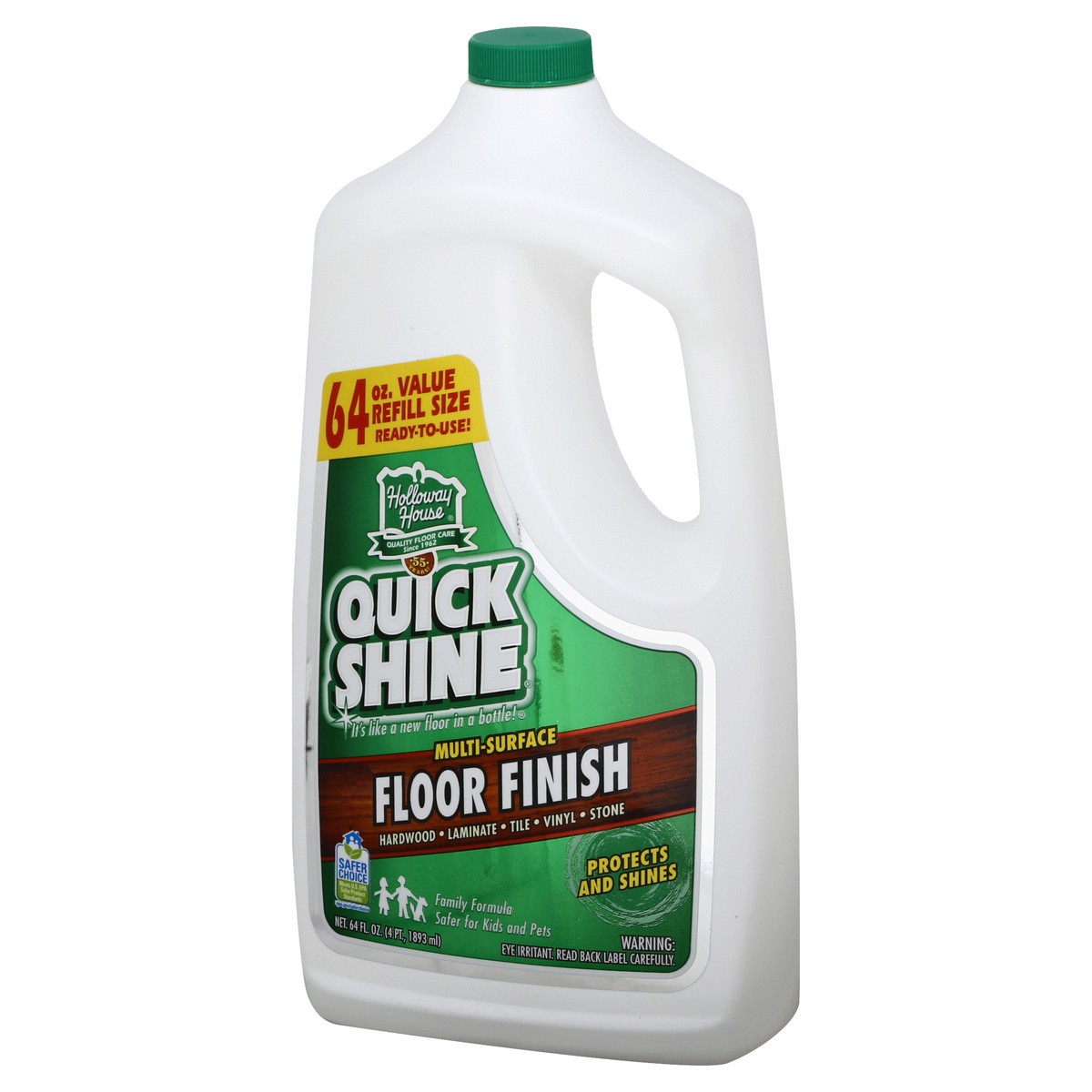 Holloway House Quick Shine Floor Finish - 64 fl oz jug