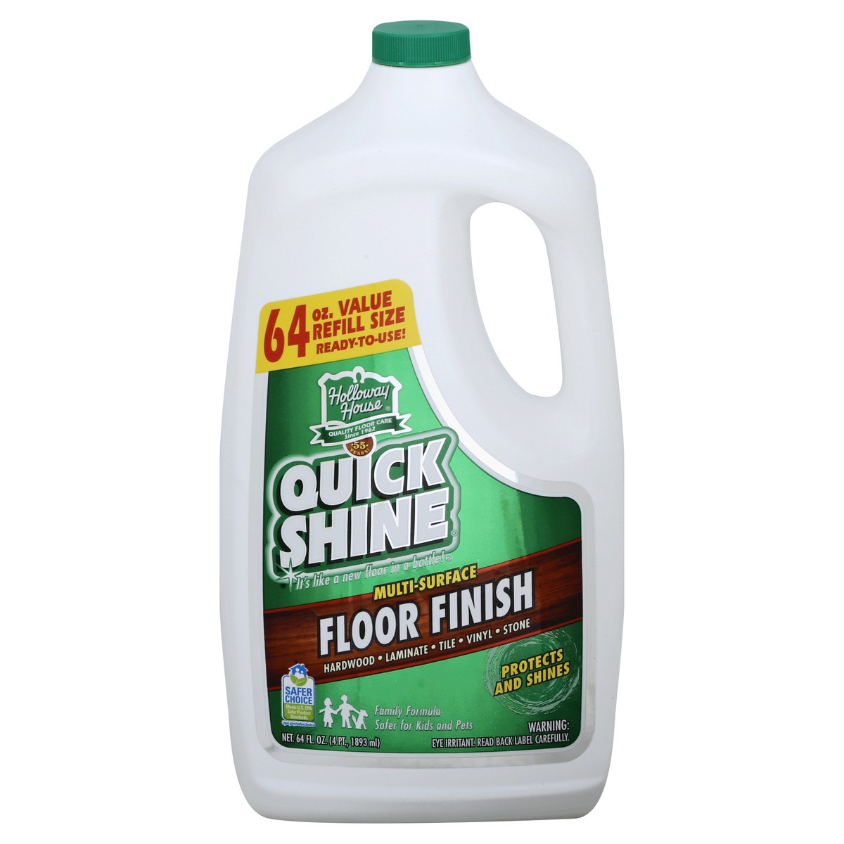 Holloway House Quick Shine Floor Finish - 64 fl oz jug