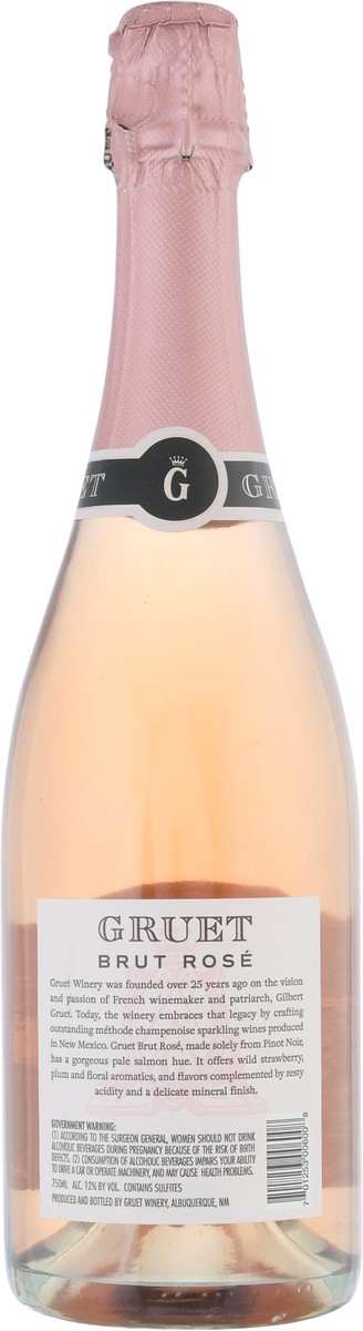 slide 9 of 9, Gruet Winery Brut Rose 750 ml, 750 ml