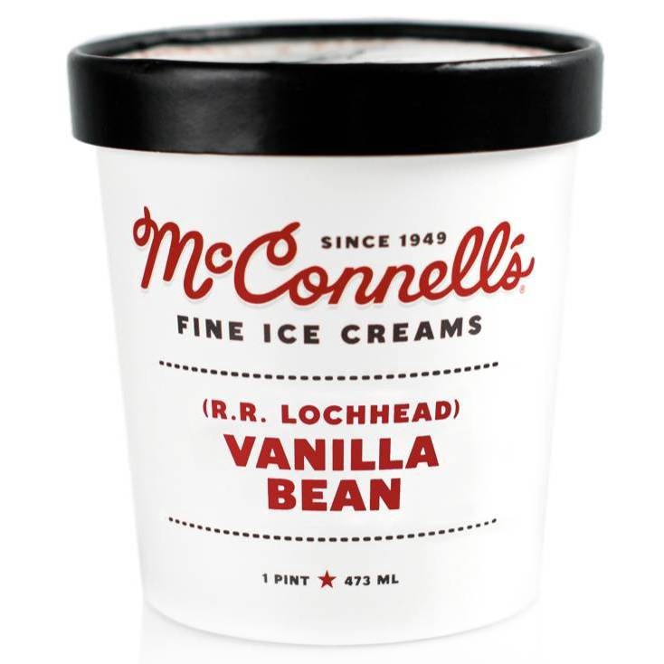 slide 1 of 2, McConnell's Fine Ice Creams R.R. Lochhead Vanilla Bean Ice Cream 1 pt, 1 pint