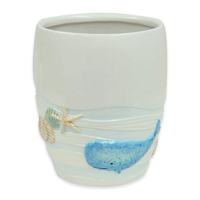 slide 1 of 1, Bacova Sea Splash Wastebasket, 1 ct