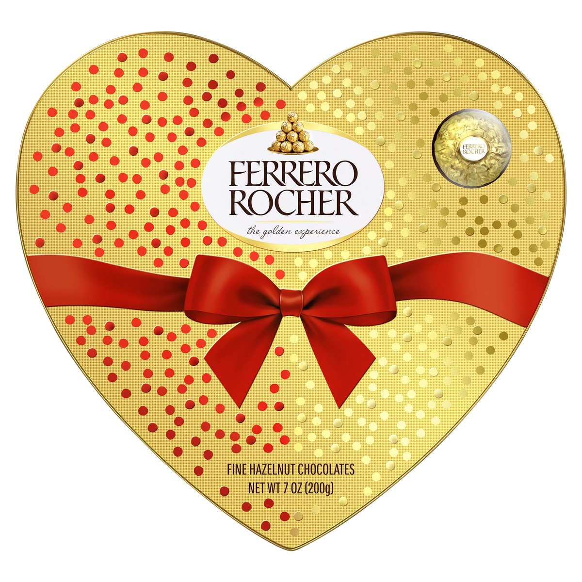 slide 1 of 1, Ferrero Rocher Chocolates Valentine's Day, 7 oz