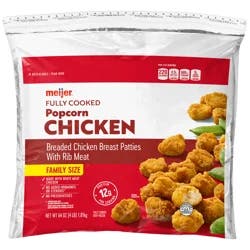 MEIJER CHICKEN POPCORN 64 OZ