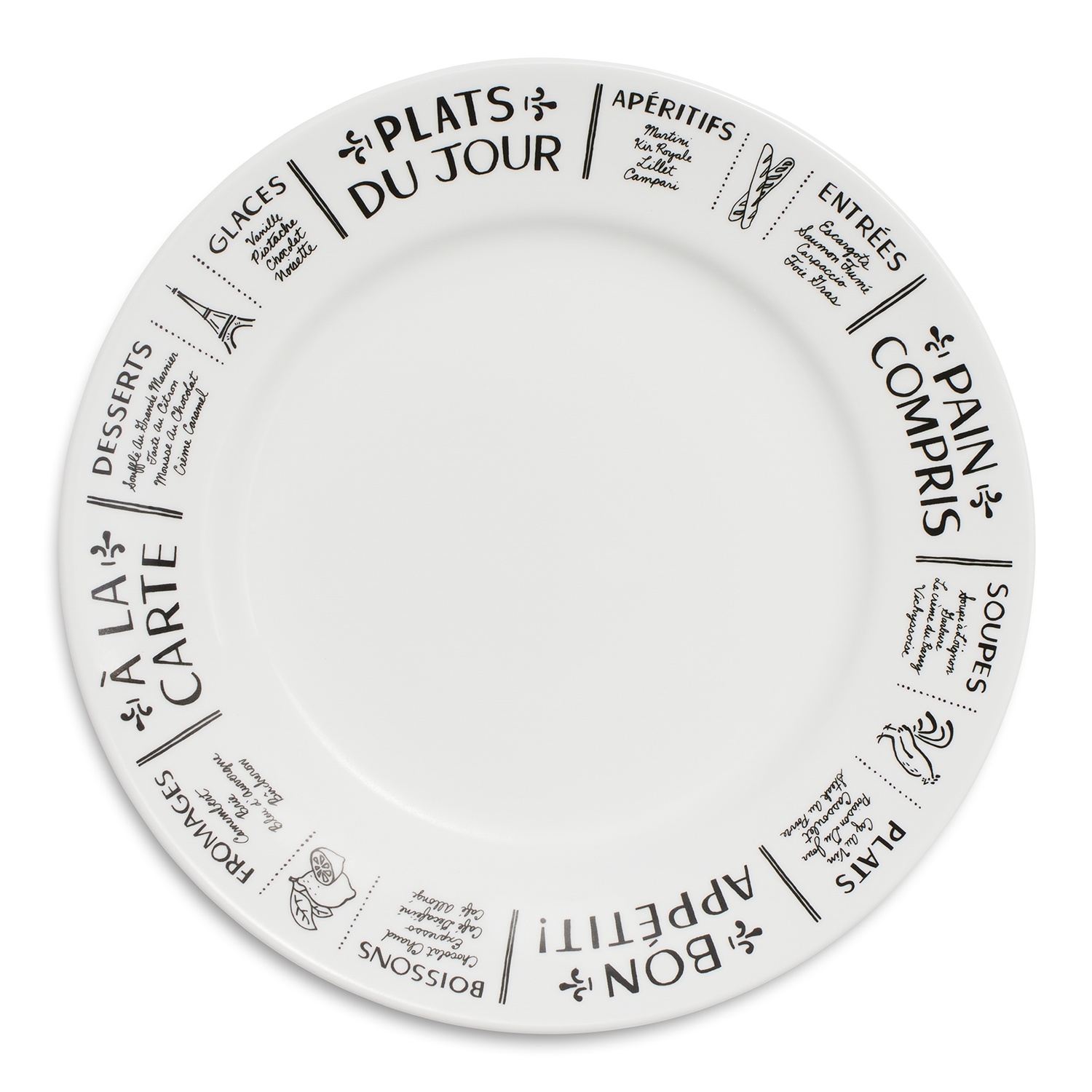 slide 1 of 1, Sur La Table Plat du Jour Dinner Plate, 1 ct