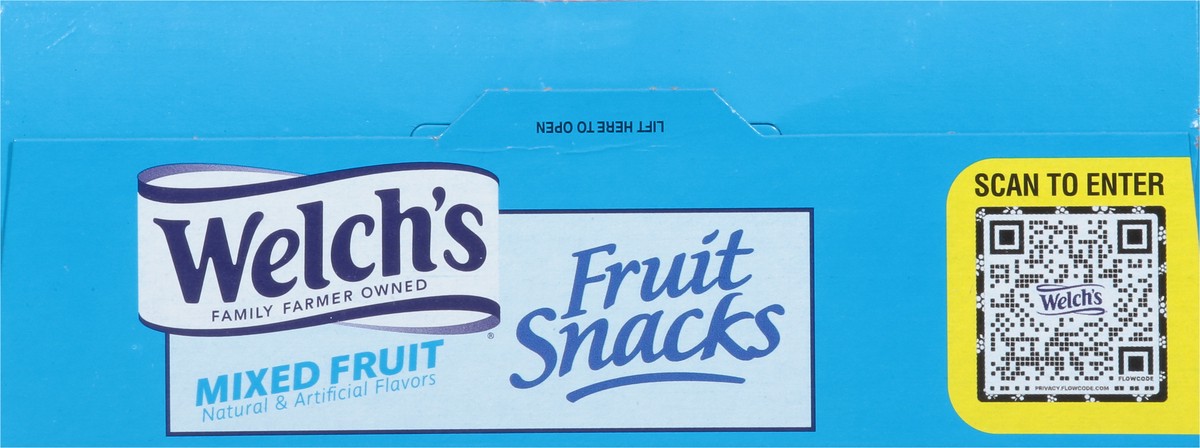 slide 9 of 9, Welch's Mixed Fruits Fruit Snacks 0.8oz Pouches - 22ct Box, 22 ct
