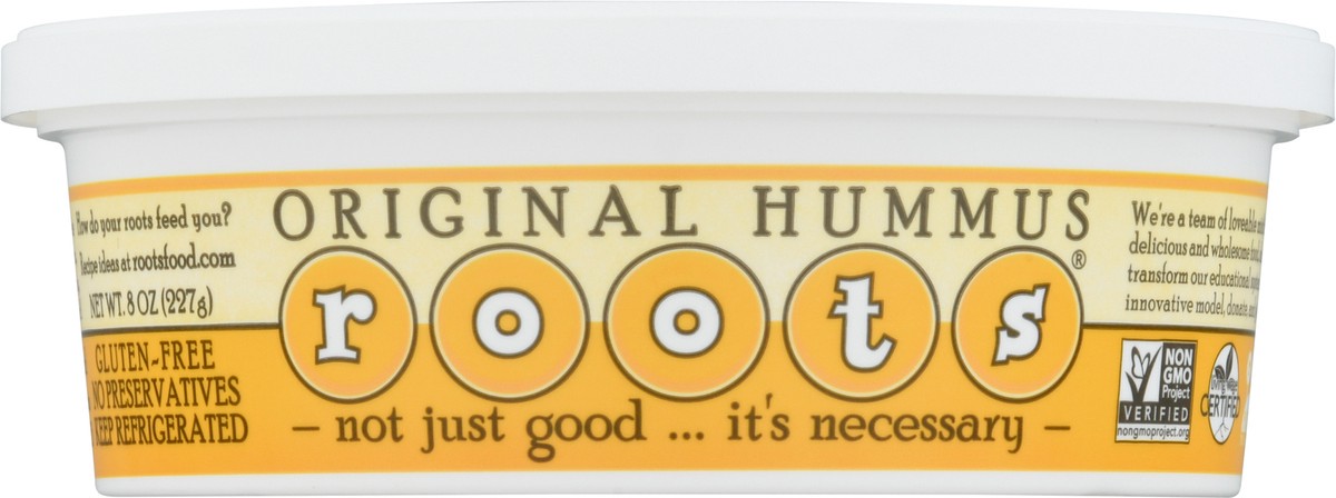 slide 5 of 9, Roots Original Hummus 8 oz, 8 oz