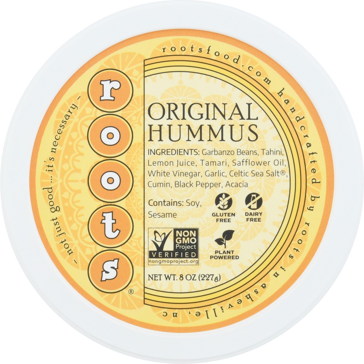 slide 8 of 9, Roots Original Hummus 8 oz, 8 oz