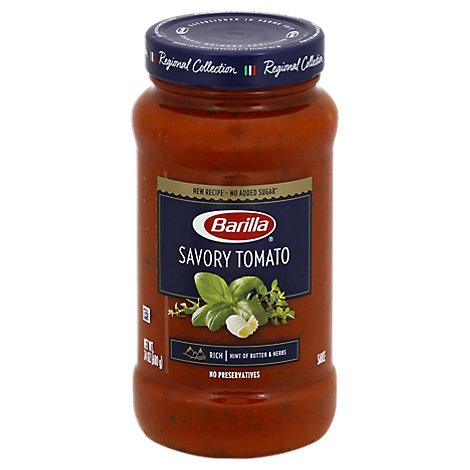 slide 1 of 1, Barilla Sauce Savory Tomato, 24 oz