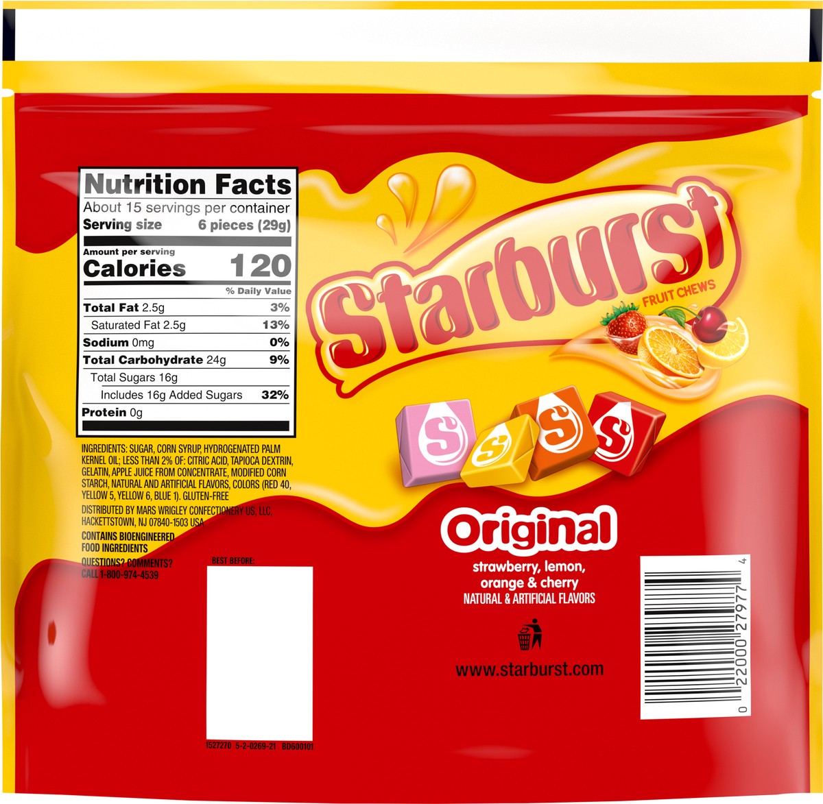 slide 2 of 9, Starburst Original Sharing Size Chewy Candy - 15.6oz, 15.6 oz
