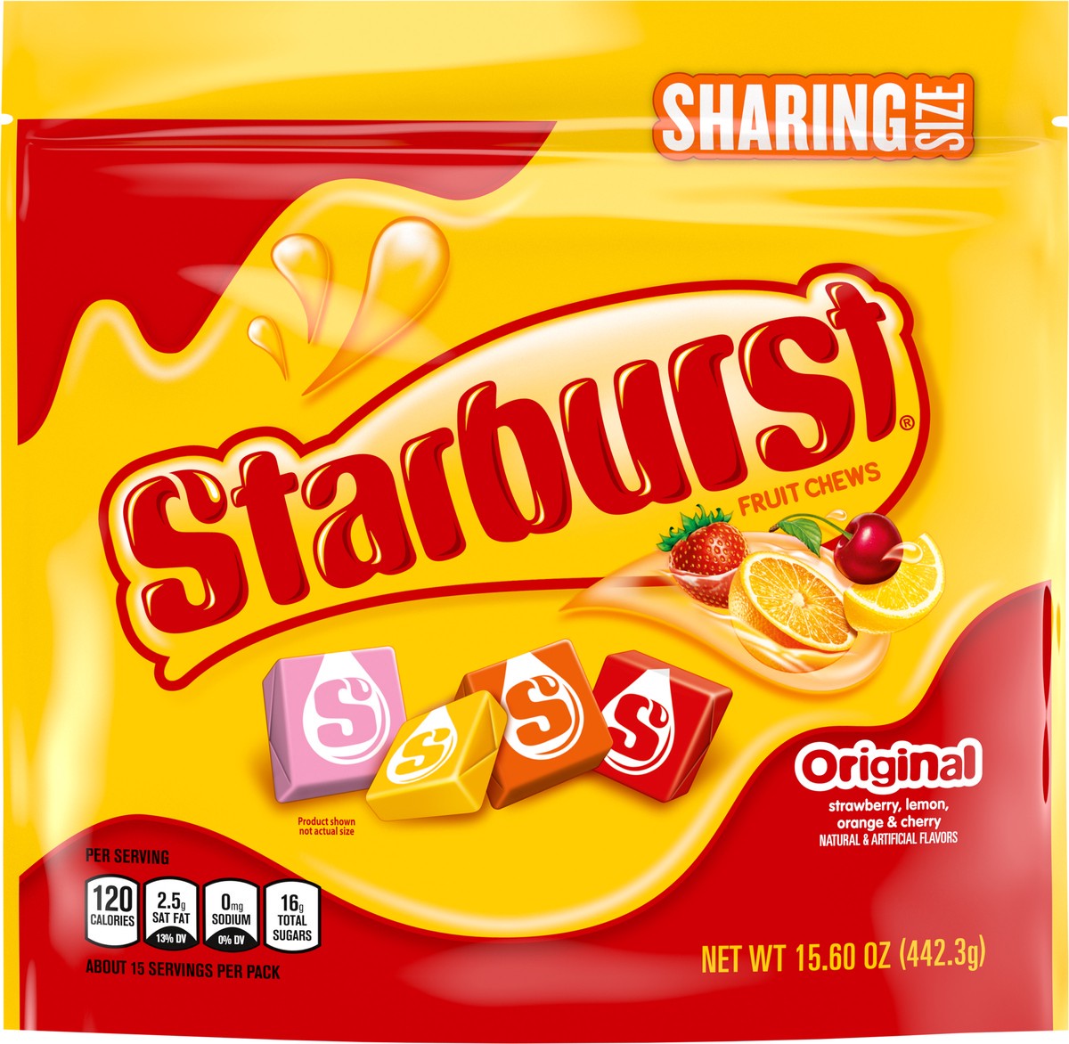 slide 7 of 9, Starburst Original Sharing Size Chewy Candy - 15.6oz, 15.6 oz