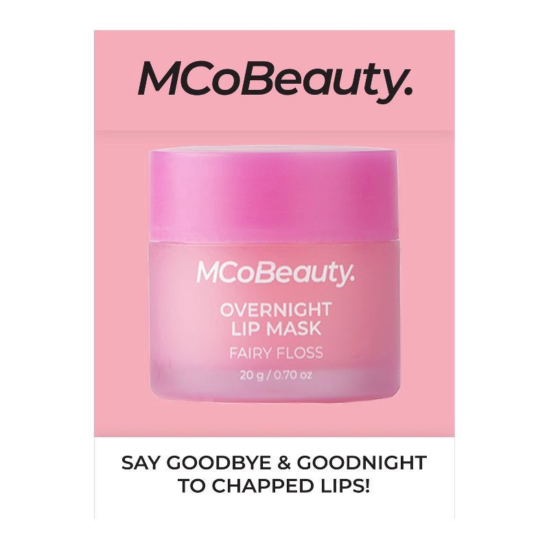 slide 2 of 9, MCoBeauty Overnight Lip Mask - Fairy Floss - 0.7oz, 0.7 oz