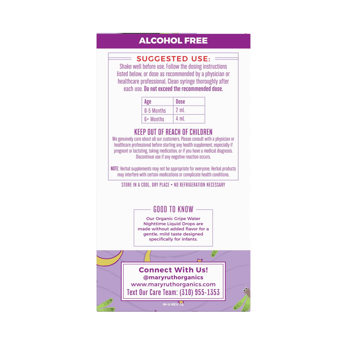 slide 3 of 5, Maryruths Organic Gripe Water Nighttime Liquid Drops 4 Fl Oz - 4 FZ, 4 fl oz