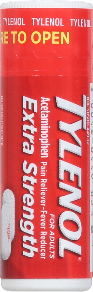 slide 6 of 9, Tylenol Extra Strength Pain Relief Caplets with 500 mg Acetaminophen For Headache, Backache & Menstrual Pain Relief, Pain Reliever & Fever Reducer Medicine, Travel Size, 10 ct, 10 ct