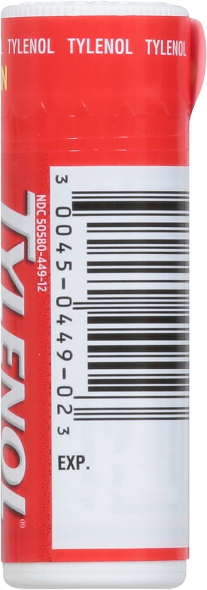 slide 8 of 9, Tylenol Extra Strength Pain Relief Caplets with 500 mg Acetaminophen For Headache, Backache & Menstrual Pain Relief, Pain Reliever & Fever Reducer Medicine, Travel Size, 10 ct, 10 ct