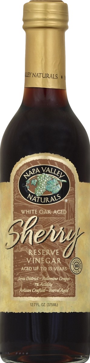 slide 1 of 1, Napa Valley Naturals Vinegar,Sherry,15 Yr, 12.7 oz