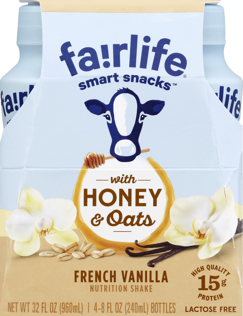 slide 4 of 4, fairlife Smart Milkshakes French Vanilla, 4 ct; 8 fl oz