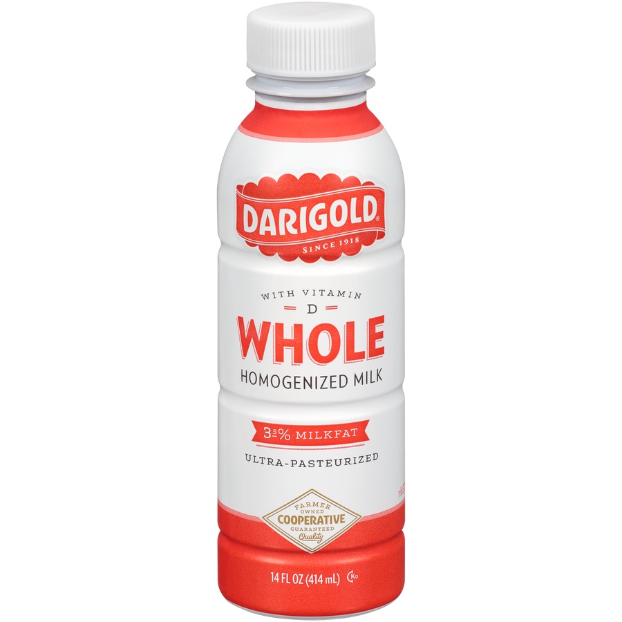 slide 1 of 7, Darigold Whole Milk Bottle, 12/14 oz