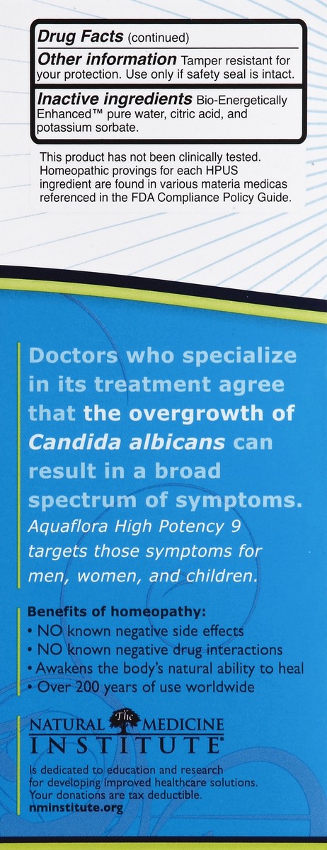 slide 3 of 4, Aquaflora Advanced Candida Foundational, 8 fl oz