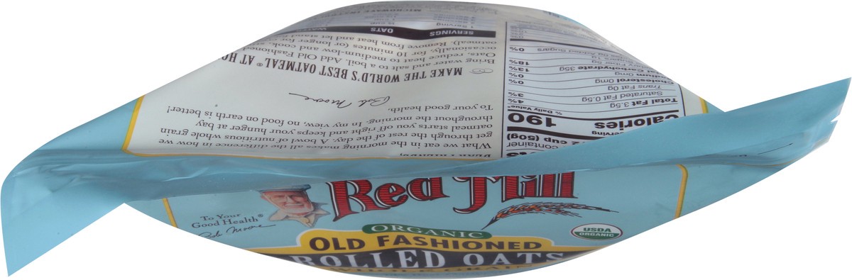 slide 9 of 9, Bob's Red Mill Organic Whole Grain Old Fashioned Rolled Oats 32 oz, 32 oz