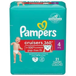 Pampers Cruisers 360 Diapers Size 4 - 21 count