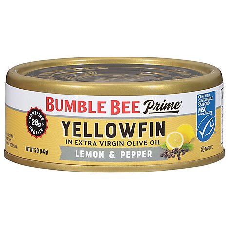 slide 1 of 1, Bb Sol Yellowfin Tuna Lemon & Pepper 5oz - 5 OZ, 5 oz