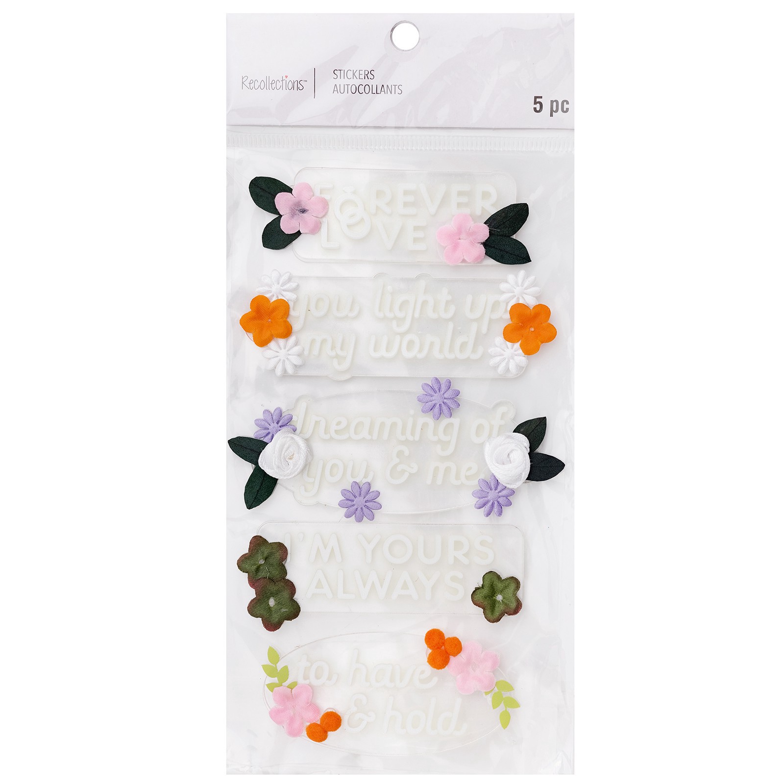 slide 2 of 3, Wedding Stickers By Recollections, 3.75 in x 6.75 in