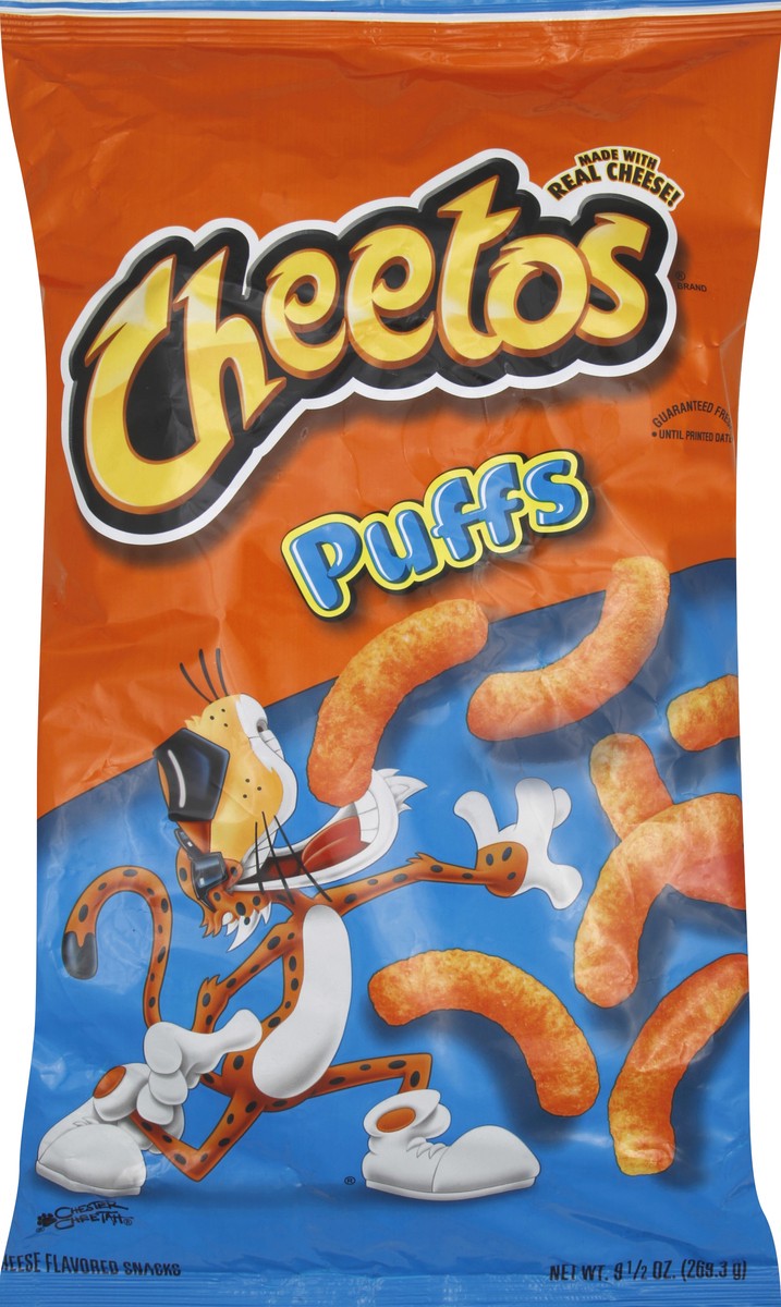  Cheetos Puffs Cheese Flavored Snacks, Party Size