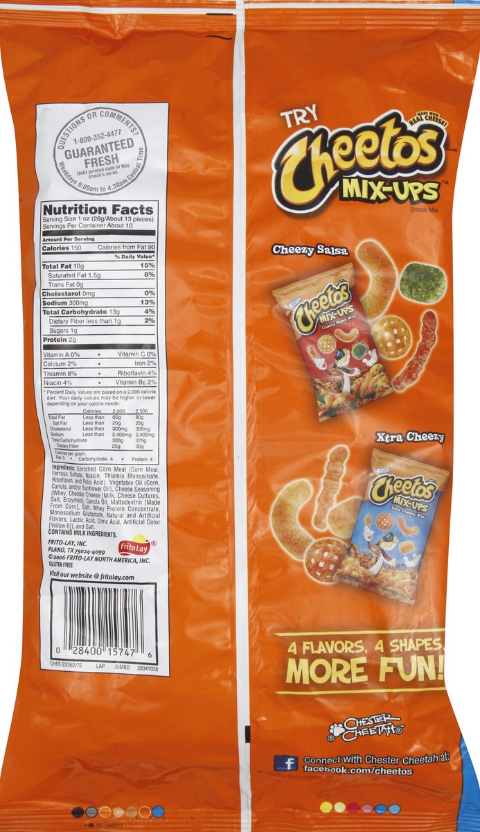  Cheetos Puffs Cheese Flavored Snacks, Party Size