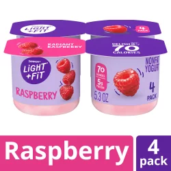 Light + Fit Nonfat Gluten-Free Raspberry Yogurt