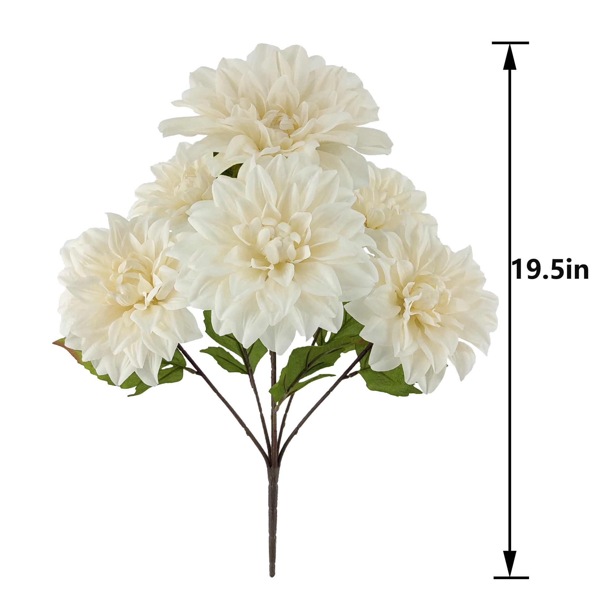 slide 2 of 3, 19.5" Fall Dahlia Bush By Ashland, 5 in x 11 in x 6 in