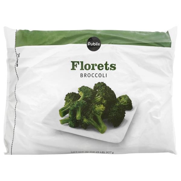 slide 1 of 1, Publix Broccoli, Florets, 32 oz