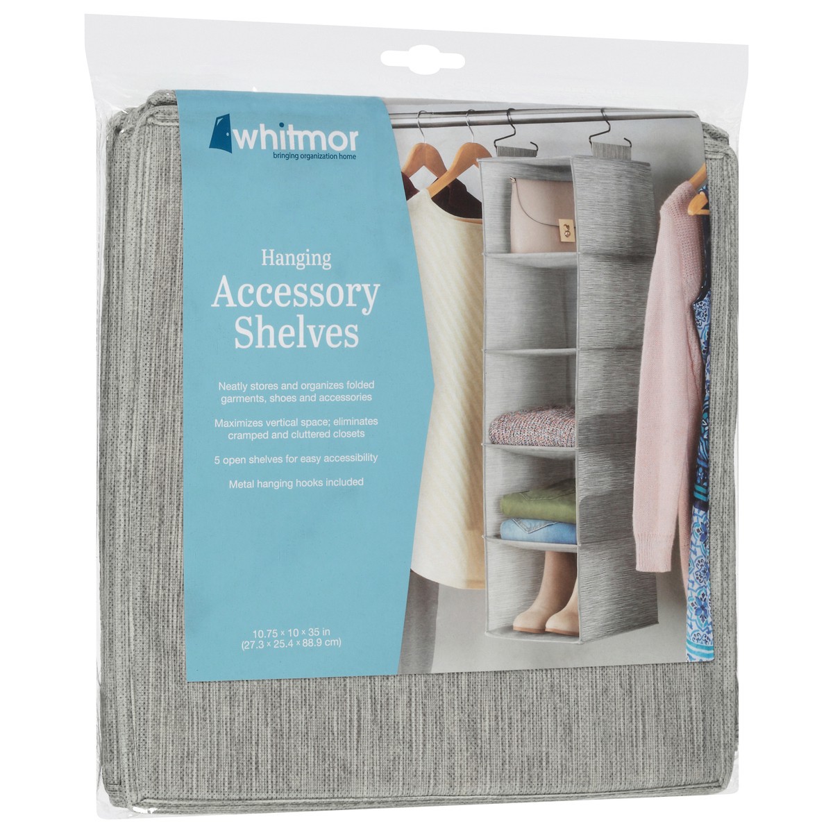 slide 7 of 9, Whitmor Hanging Accessory Shelves 1 ea, 1 ct