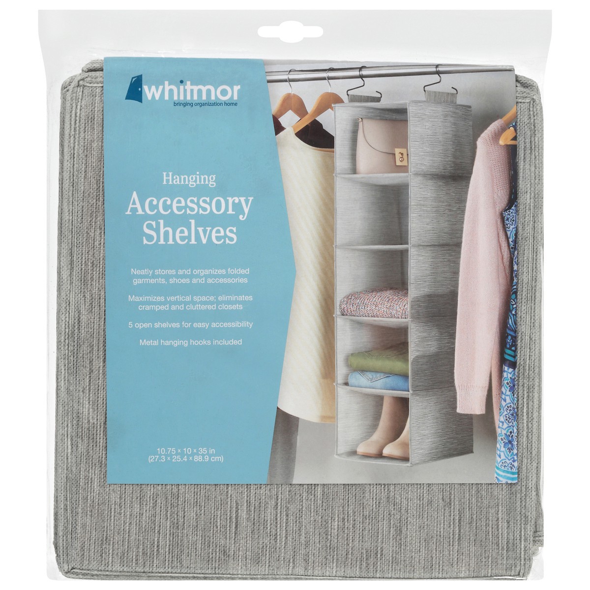 slide 1 of 9, Whitmor Hanging Accessory Shelves 1 ea, 1 ct