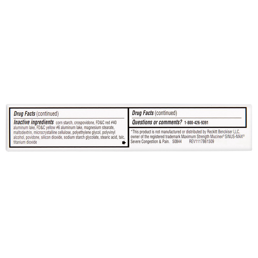 slide 4 of 5, Rite Aid Ra Sinus Max Cong Cap, 20 ct