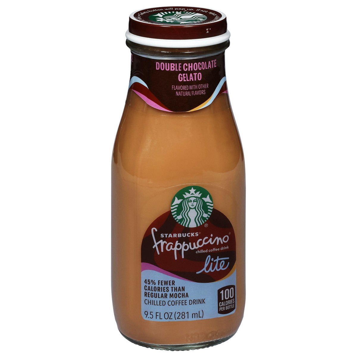 slide 6 of 14, Starbucks Frappuccino Chilled Coffee Drink Lite Double Chocolate Gelato 9.5 Fl Oz, 9.5 fl oz