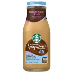 Starbucks Frappuccino Chilled Coffee Drink Lite Double Chocolate Gelato 9.5 Fl Oz