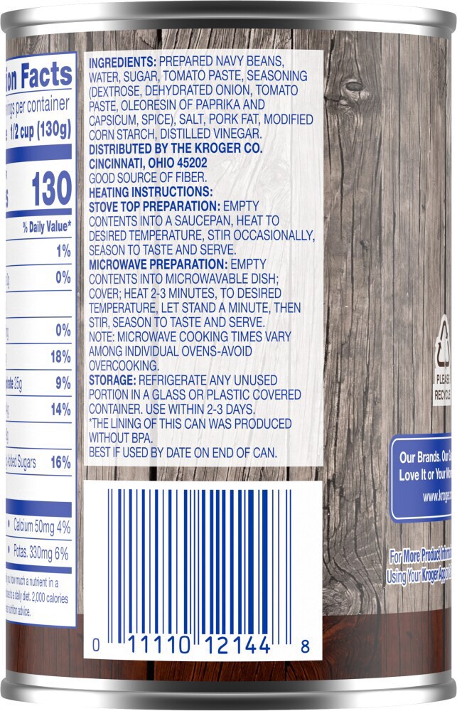 slide 2 of 4, Kroger Pork & Beans, 15.5 oz