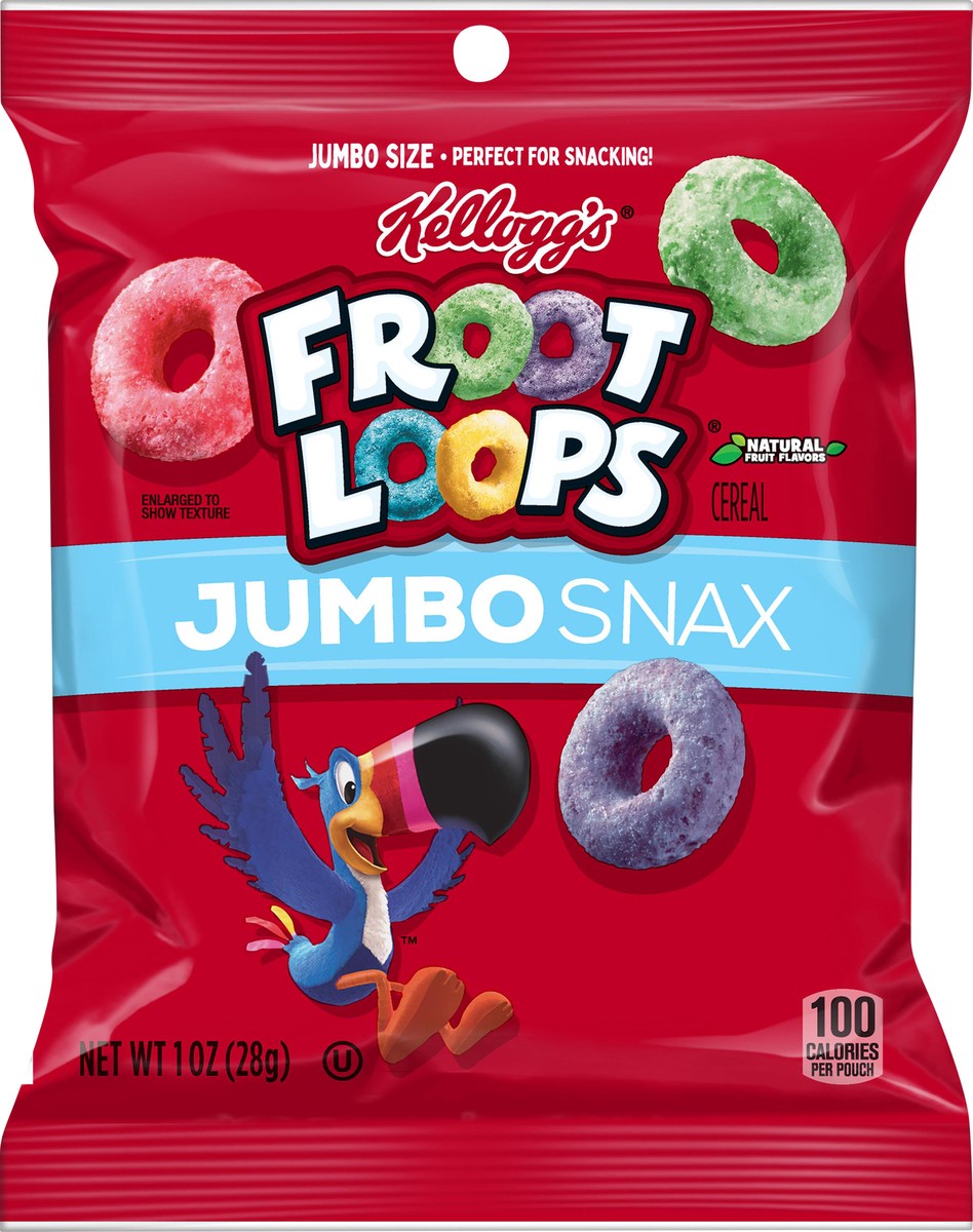 slide 1 of 3, Kellogg's Jumbo Size Jumbo Snax Cereal 1 oz, 1 oz