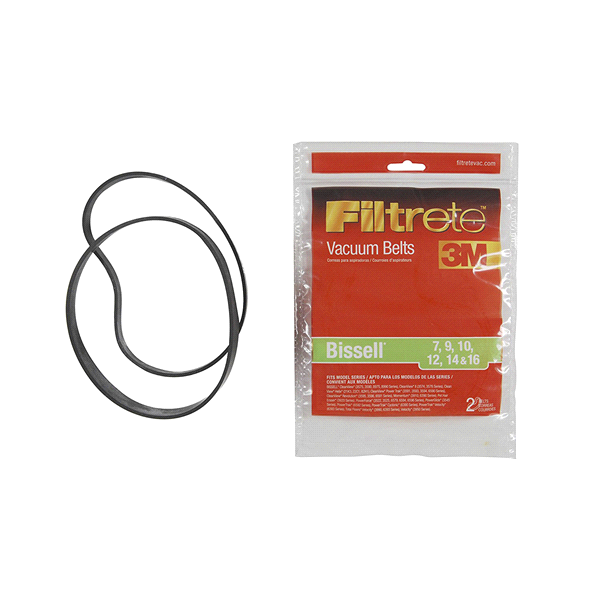 slide 1 of 1, Filtrete 3M Bissell 7,9,10,12 & 14 Vacuum Belts, 2 ct