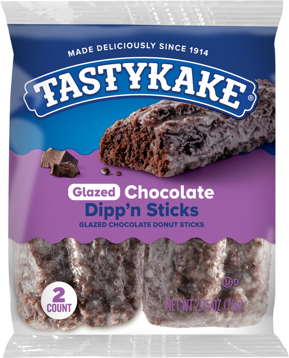 slide 5 of 7, Tastykake Glazed Chocolate Dipp'n Sticks 2 ea, 2 ct
