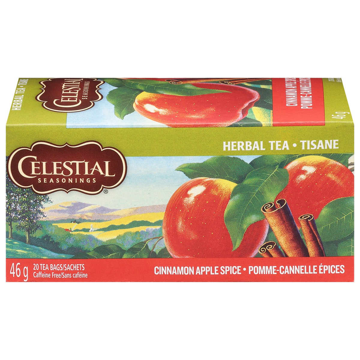slide 3 of 14, Celestial Seasonings Caffeine Free Cinnamon Apple Spice Herbal Tea 20 Tea Bags, 20 ct