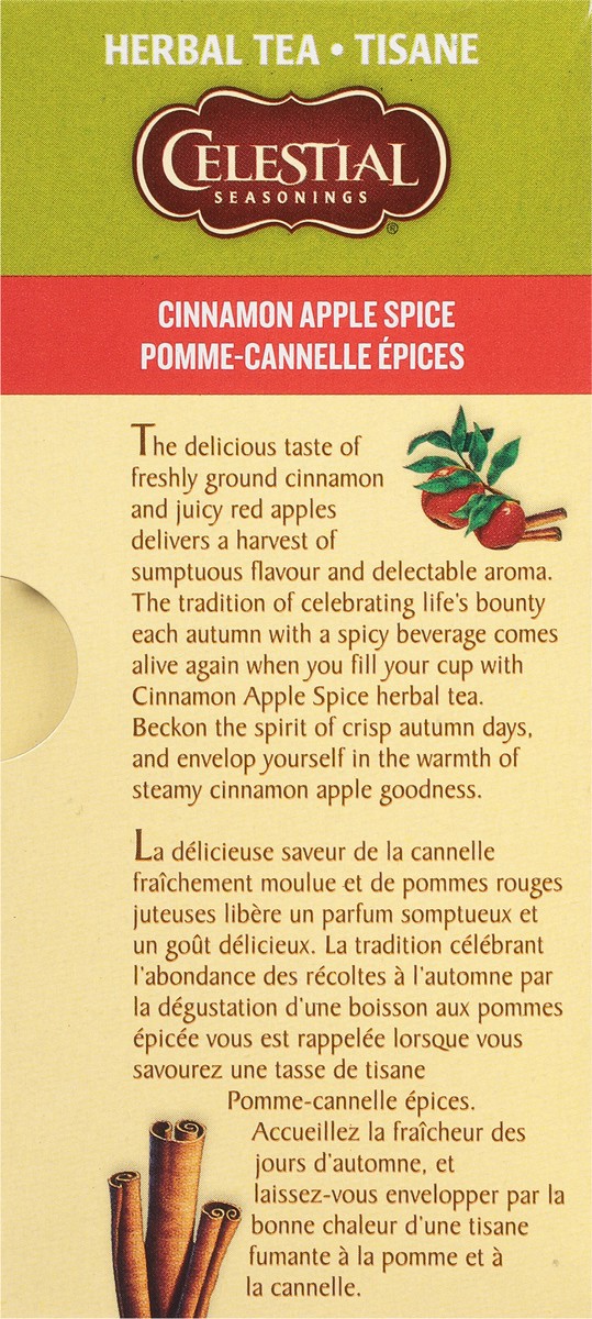 slide 10 of 14, Celestial Seasonings Caffeine Free Cinnamon Apple Spice Herbal Tea 20 Tea Bags - 20 ct, 20 ct