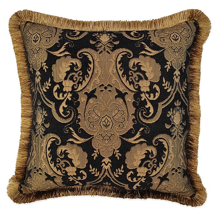 slide 1 of 1, Sherry Kline China Art Square Throw Pillow - Black, 1 ct