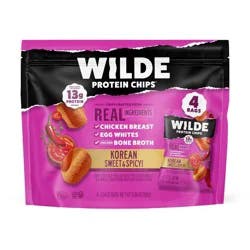 Wilde Korean Sweet & Spicy Protein Chips - 4 ct