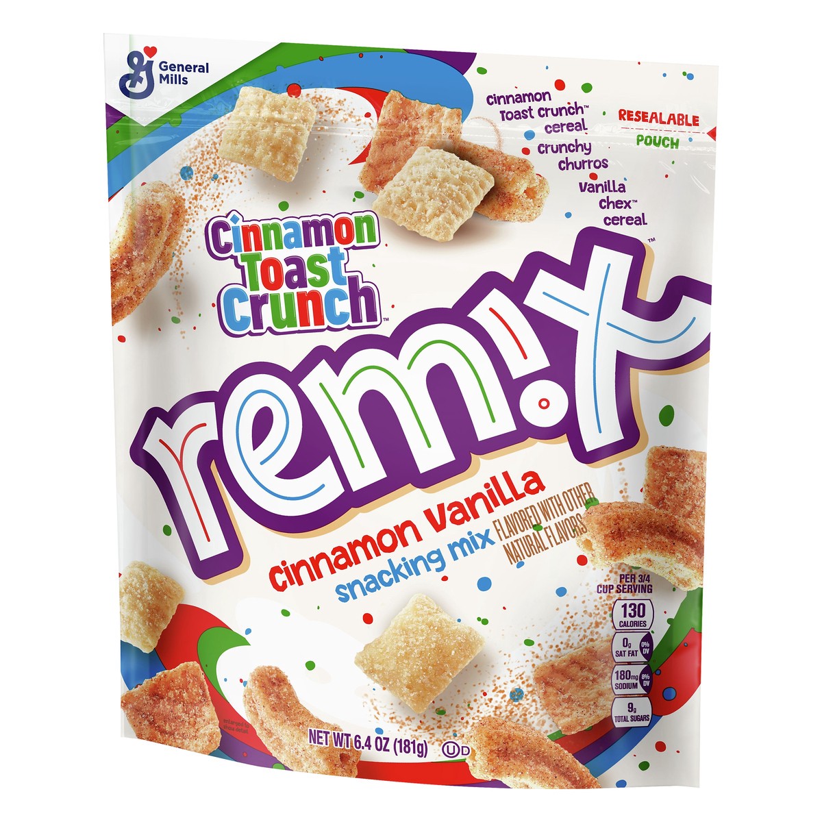 slide 3 of 9, Cinnamon Toast Crunch Remix Snacking Mix, 21.4 oz