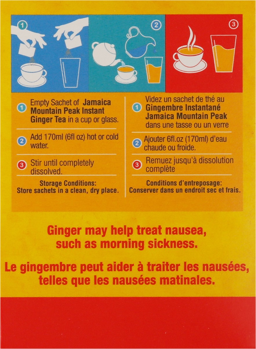 slide 4 of 13, Jamaica Mountain Peak Instant Ginger Tea Sachets - 14 ct, 1.9 oz