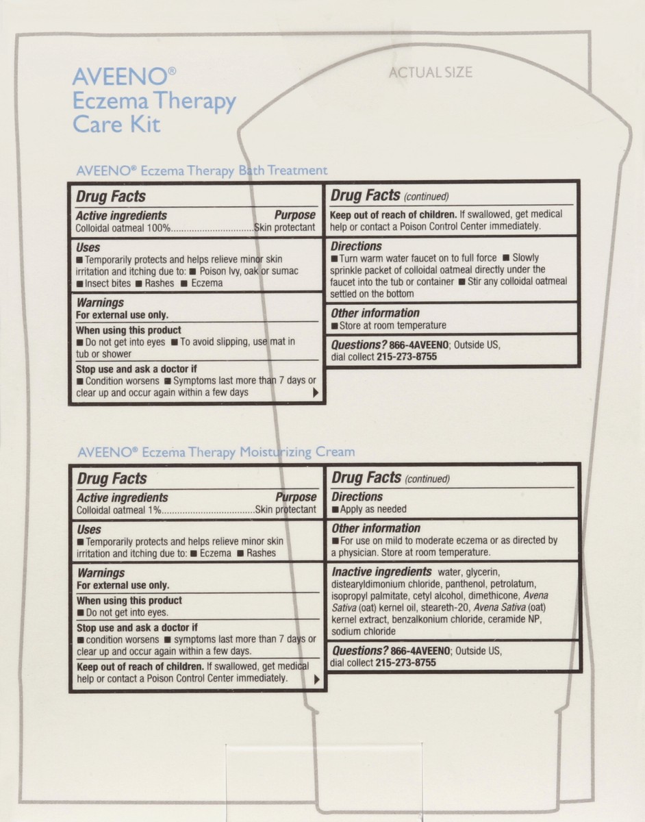 slide 2 of 7, Aveeno Eczema Therapy 1 ea, 1 ct