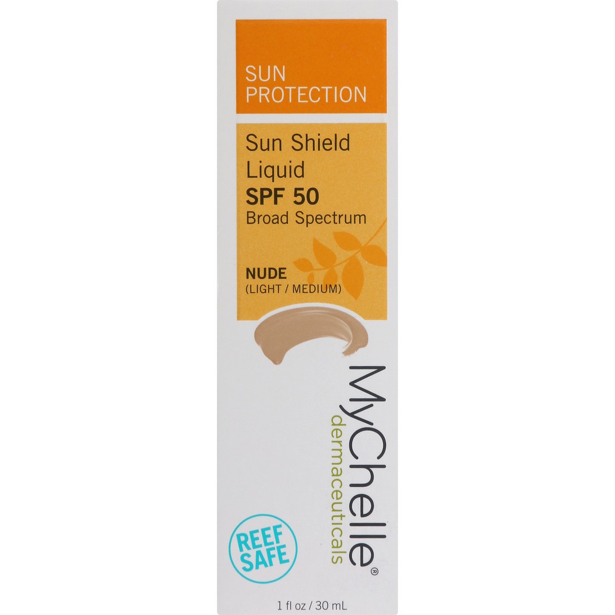 slide 6 of 12, Mychelle Dermaceuticals Sun Shield Liquid Spf 50 Light/medium, 1.2 fl oz