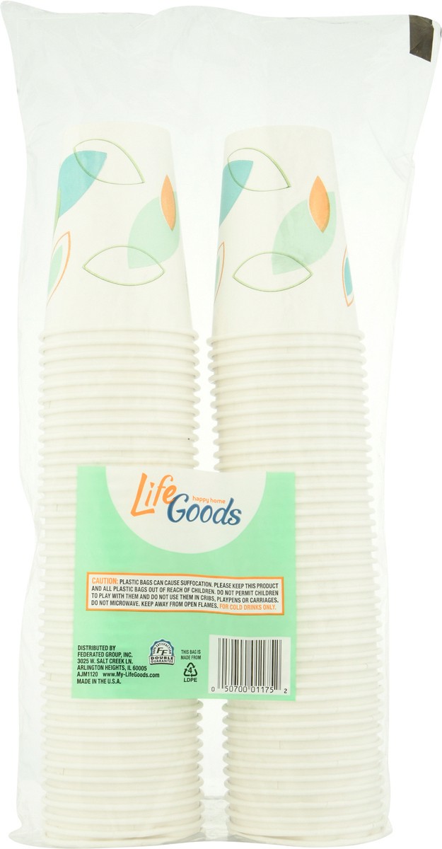 slide 2 of 12, Life Goods 7 Ounce Designer Cups 80 ea - 80 ct, 80 ct